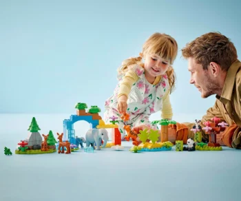 Детски комплект за игра LEGO® DUPLO 10446 – Семействата на дивите животни „3 в 1“