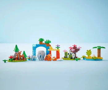 Детски комплект за игра LEGO® DUPLO 10446 – Семействата на дивите животни „3 в 1“