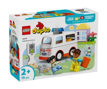 Детски комплект за игра LEGO® DUPLO 10447 – Линейка и шофьор