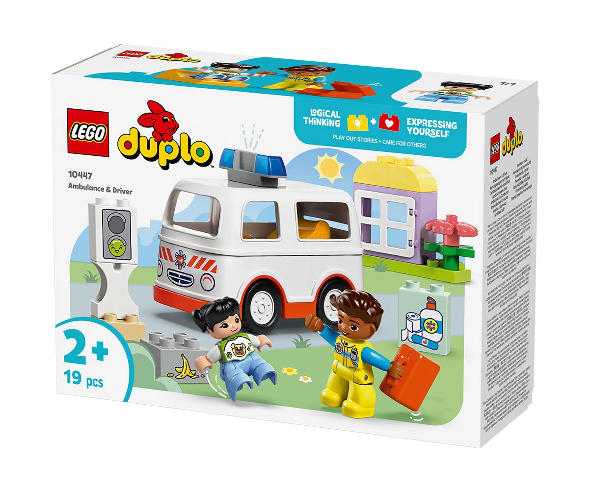 Детски комплект за игра LEGO® DUPLO 10447 - Линейка и шофьор thumb 2 Конструктор ЛЕГО DUPLO 10447 thumb 2