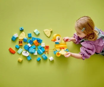 Детски комплект за игра LEGO® DUPLO® 10448 – Животни на колела „3 в 1“