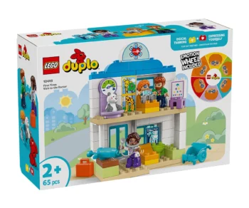 Детски комплект за игра LEGO® DUPLO 10449 – Първо посещение при лекаря