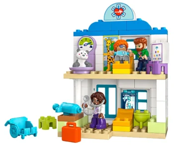Детски комплект за игра LEGO® DUPLO 10449 – Първо посещение при лекаря