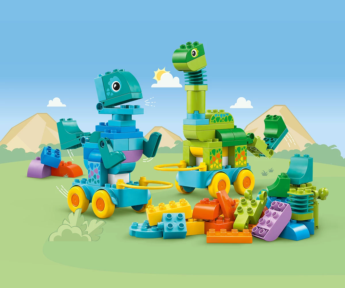 Детски комплект за игра LEGO® DUPLO® 10451 - Динозаври на колела „3 в 1“ thumb 13 LEGO® DUPLO® 10451 -3 in 1 Dinosaurs on Wheels thumb 13
