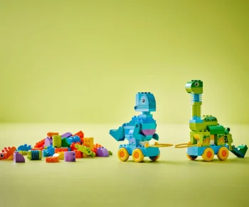 Детски комплект за игра LEGO® DUPLO® 10451 – Динозаври на колела „3 в 1“