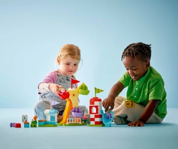 Детски комплект за игра LEGO® DUPLO® 10453 – Забавления на панаира с Пепа