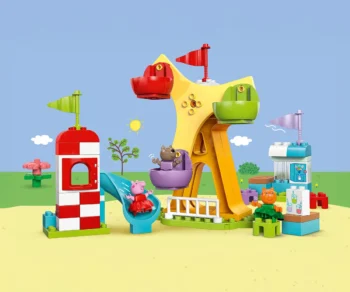 Детски комплект за игра LEGO® DUPLO® 10453 – Забавления на панаира с Пепа
