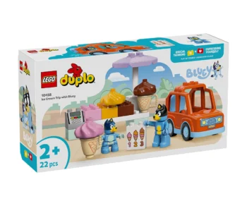 Детски комплект за игра LEGO® DUPLO® Bluey 10458 – Сладоледено приключение с Блуи