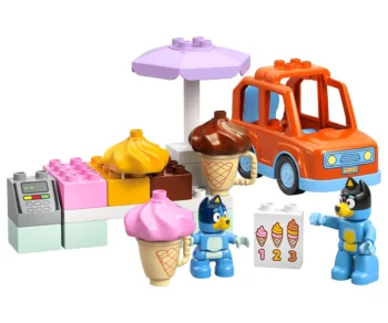 Детски комплект за игра LEGO® DUPLO® Bluey 10458 – Сладоледено приключение с Блуи