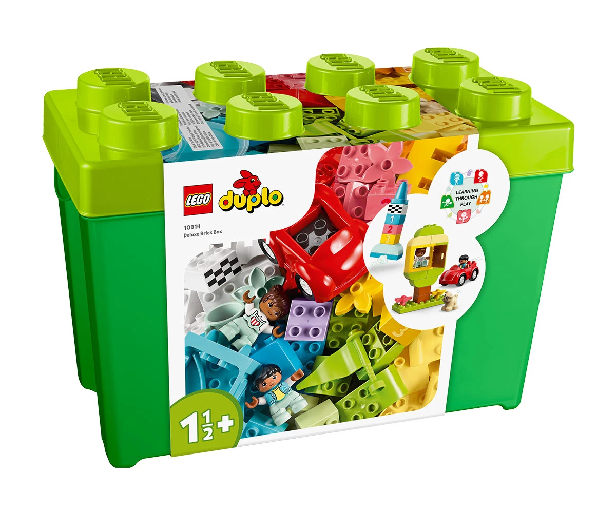 Детски комплект за игра LEGO® DUPLO® Classic 10914 - Луксозна кутия с тухлички Конструктор ЛЕГО DUPLO 10914