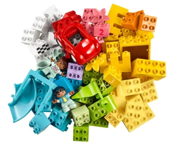 Детски комплект за игра LEGO® DUPLO® Classic 10914 – Луксозна кутия с тухлички