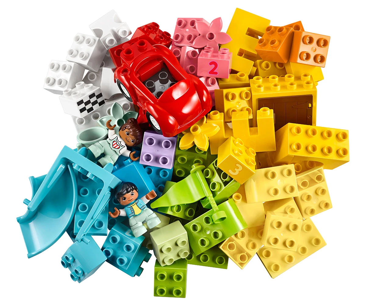 Детски комплект за игра LEGO® DUPLO® Classic 10914 - Луксозна кутия с тухлички thumb 3 Конструктор ЛЕГО DUPLO 10914 thumb 3