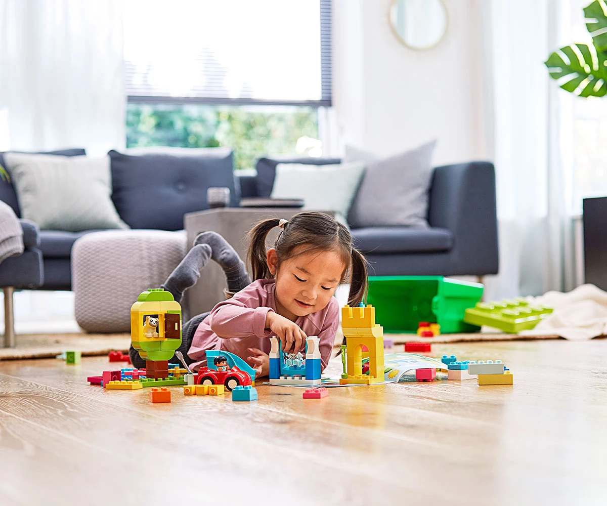 Детски комплект за игра LEGO® DUPLO® Classic 10914 - Луксозна кутия с тухлички thumb 7 Конструктор ЛЕГО DUPLO 10914 thumb 7