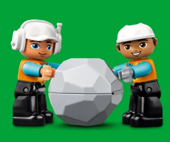 Детски комплект за игра LEGO® DUPLO® Town 10931 – Камион и екскаватор с вериги