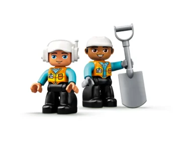 Детски комплект за игра LEGO® DUPLO® Town 10931 – Камион и екскаватор с вериги