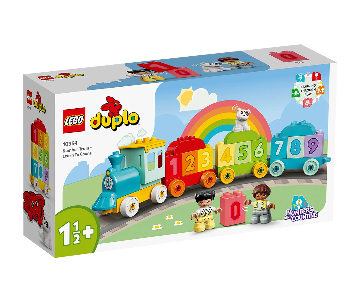 Детски комплект за игра LEGO® DUPLO® My First 10954 - Влакът на числата - научете се да броите Конструктор ЛЕГО DUPLO 10954