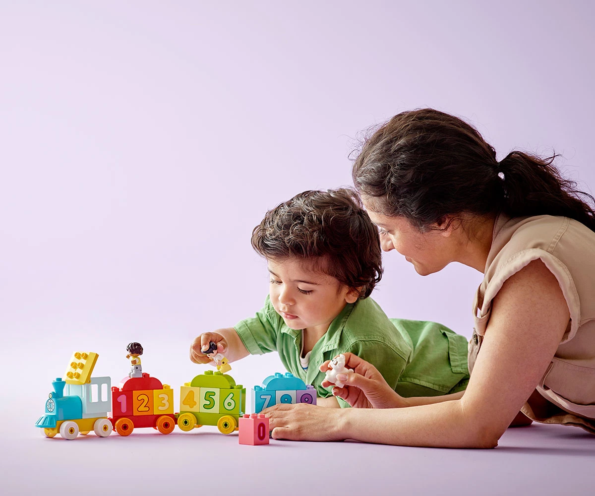 Детски комплект за игра LEGO® DUPLO® My First 10954 - Влакът на числата - научете се да броите thumb 6 Конструктор ЛЕГО DUPLO 10954 thumb 6