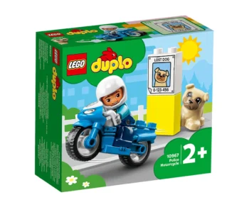 Детски комплект за игра LEGO® DUPLO® Town 10967 – Полицейски мотоциклет