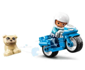 Детски комплект за игра LEGO® DUPLO® Town 10967 – Полицейски мотоциклет