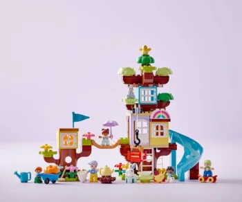 Детски комплект за игра LEGO® DUPLO® Town 10993 – Дървесна къща 3 в 1