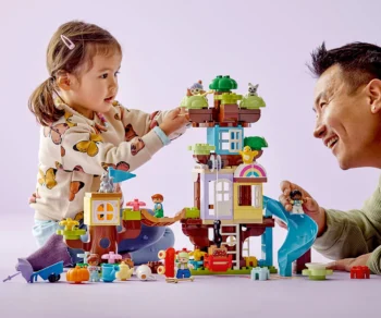 Детски комплект за игра LEGO® DUPLO® Town 10993 – Дървесна къща 3 в 1
