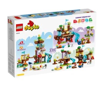 Детски комплект за игра LEGO® DUPLO® Town 10993 – Дървесна къща 3 в 1