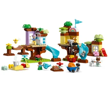 Детски комплект за игра LEGO® DUPLO® Town 10993 – Дървесна къща 3 в 1