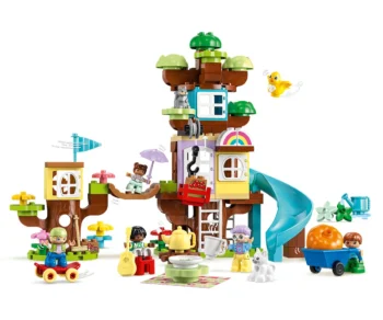 Детски комплект за игра LEGO® DUPLO® Town 10993 – Дървесна къща 3 в 1