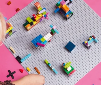 Детски комплект за игра LEGO® Classsic 11024 – Сив фундамент