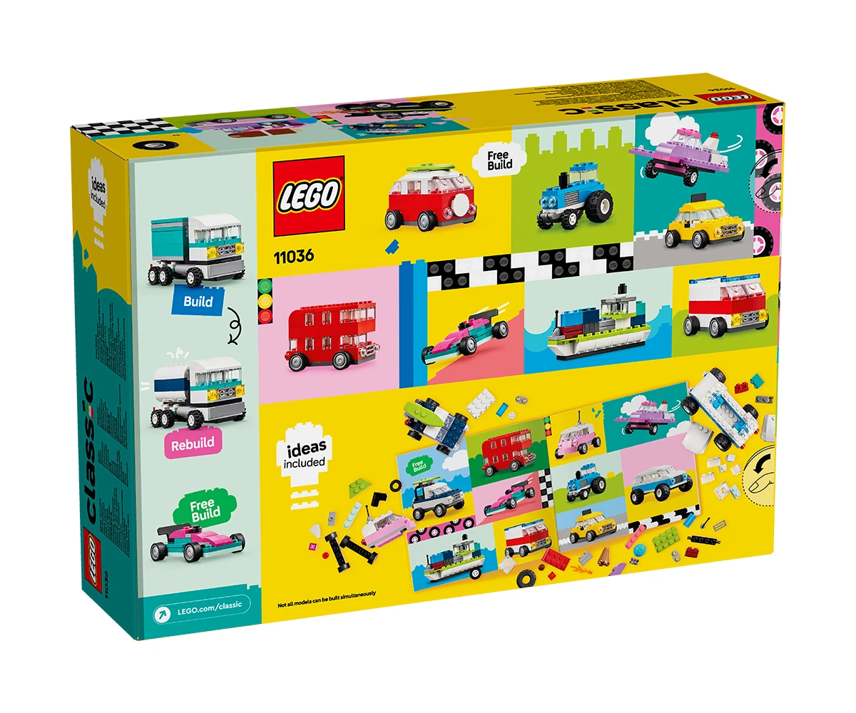 Детски комплект за игра LEGO® Classic 11036 - Творчески превозни средства thumb 2 Конструктор ЛЕГО Classic 11036 thumb 2