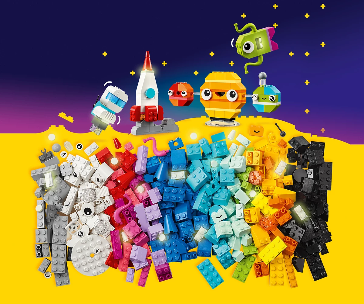 Детски комплект за игра LEGO® Classic Space 11037 - Творчески планети в космоса thumb 4 Конструктор ЛЕГО Classic 11037 thumb 4