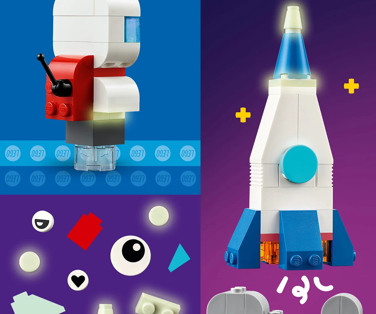 Детски комплект за игра LEGO® Classic Space 11037 - Творчески планети в космоса thumb 17 Конструктор ЛЕГО Classic 11037 thumb 17