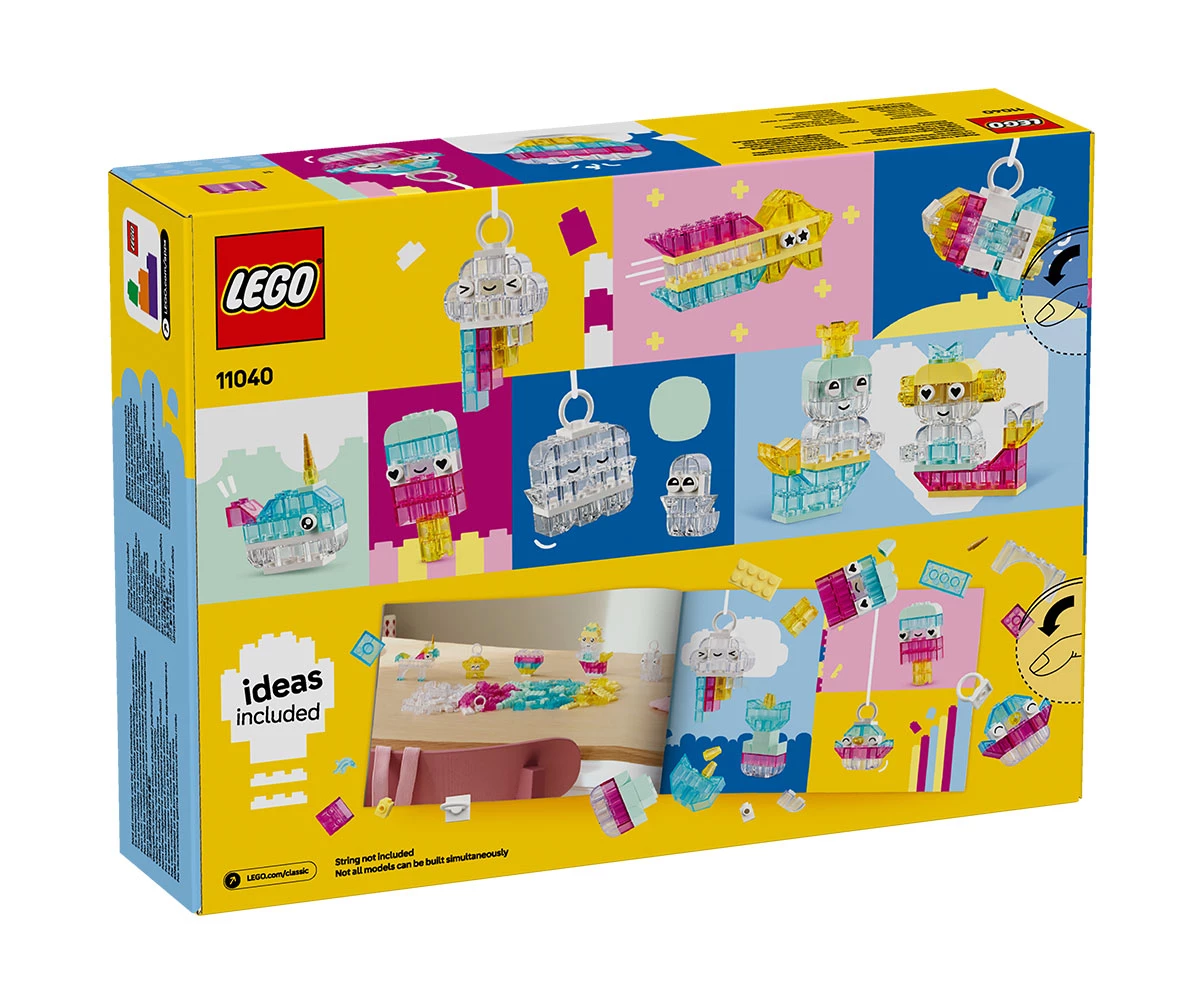 Детски комплект за игра LEGO® Classic 11040 - Магическа прозрачна кутия thumb 2 Конструктор ЛЕГО Classic 11040 thumb 2