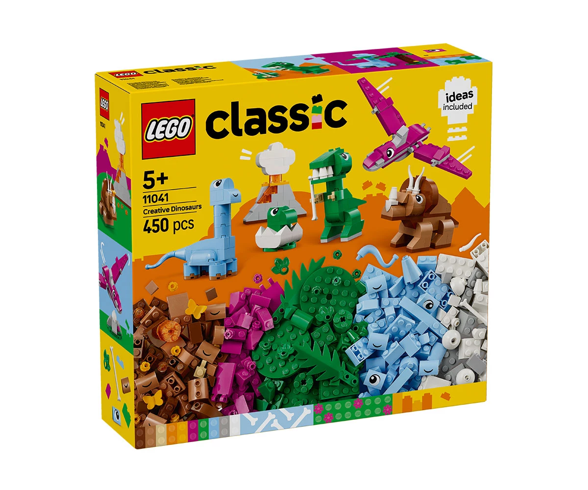Детски комплект за игра LEGO® Classic 11041 - Творчески динозаври Конструктор ЛЕГО Classic 11041