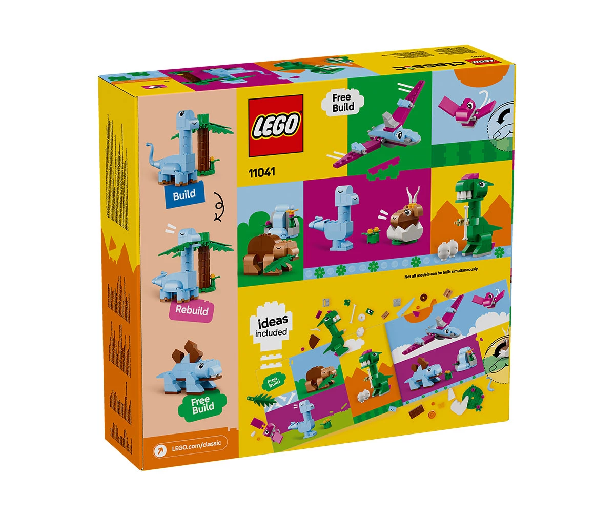 Детски комплект за игра LEGO® Classic 11041 - Творчески динозаври thumb 2 Конструктор ЛЕГО Classic 11041 thumb 2