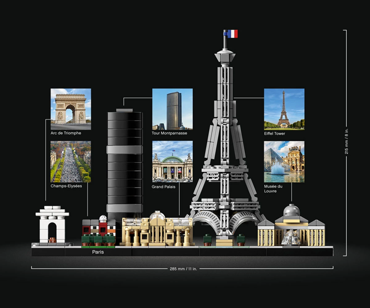 Детски комплект за игра LEGO® Architecture 21044 - Париж thumb 4 Конструктор ЛЕГО Architecture 21044 thumb 4