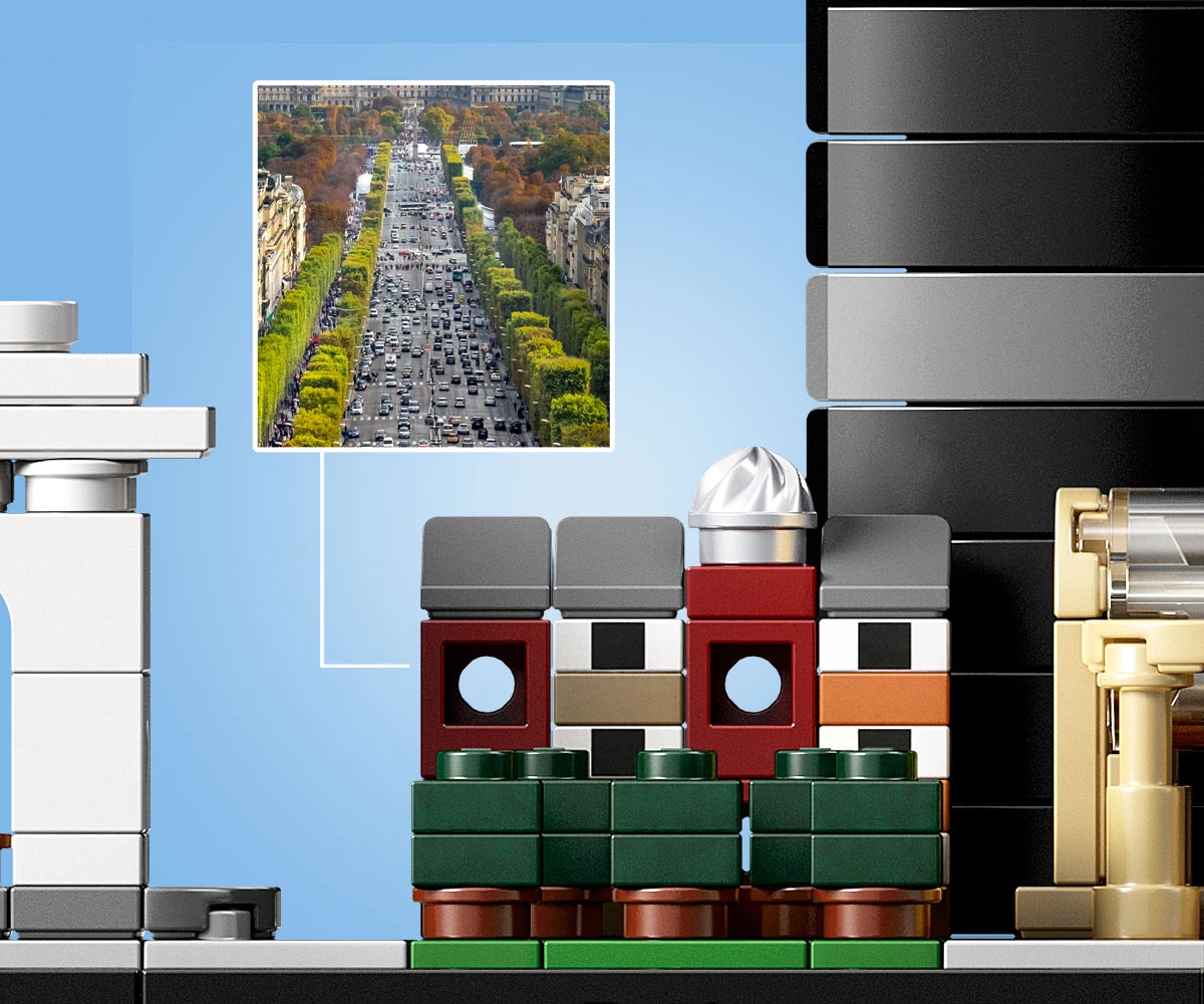 Детски комплект за игра LEGO® Architecture 21044 - Париж thumb 6 Конструктор ЛЕГО Architecture 21044 thumb 6