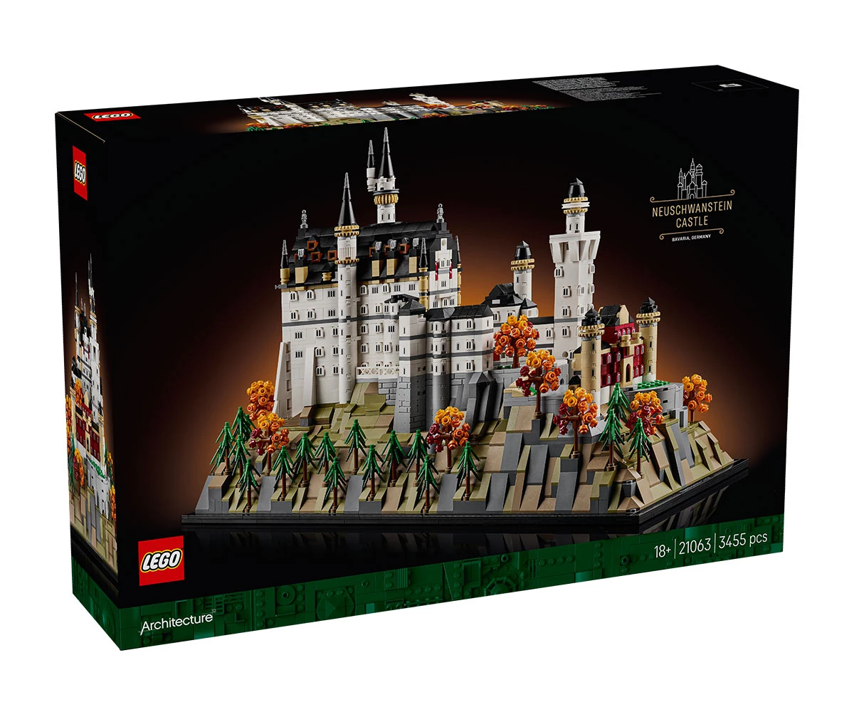 Детски комплект за игра LEGO® Architecture 21063 - Замъкът Нойшванщайн LEGO® Architecture 21063 - Neuschwanstein Castle