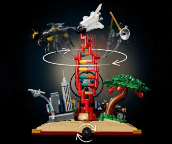 Детски комплект за игра LEGO® Ideas 21355 – Еволюцията на техническите науки