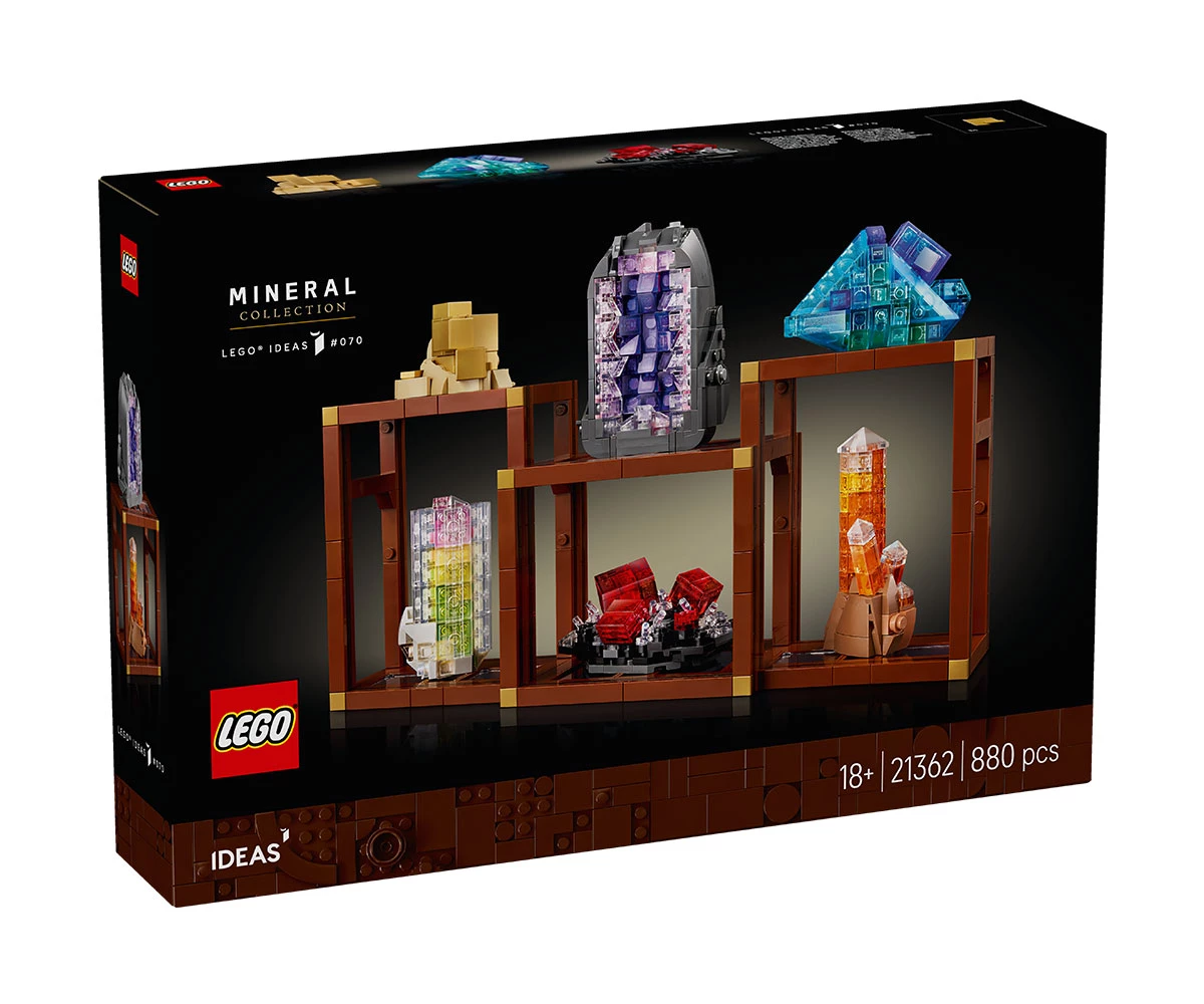 Детски комплект за игра LEGO® Ideas 21362 - Колекция минерали LEGO® Ideas 21362 - Mineral Collection
