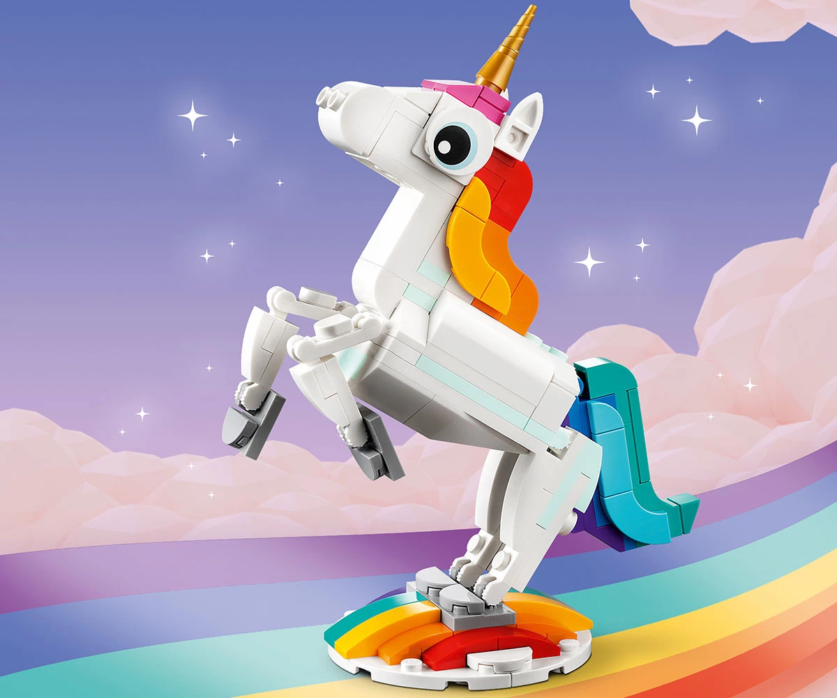 Детски комплект за игра LEGO® Creator 31140 - Магически еднорог thumb 8 Конструктор ЛЕГО Creator 31140 thumb 8