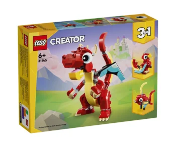 Детски комплект за игра LEGO® Creator 31145 – Червен дракон