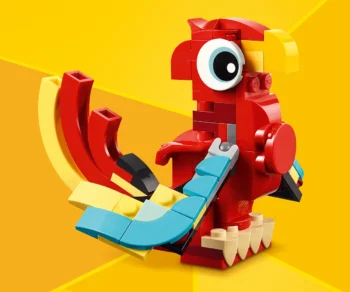 Детски комплект за игра LEGO® Creator 31145 – Червен дракон