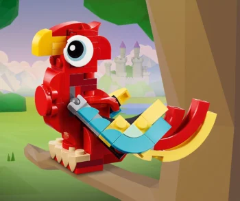 Детски комплект за игра LEGO® Creator 31145 – Червен дракон
