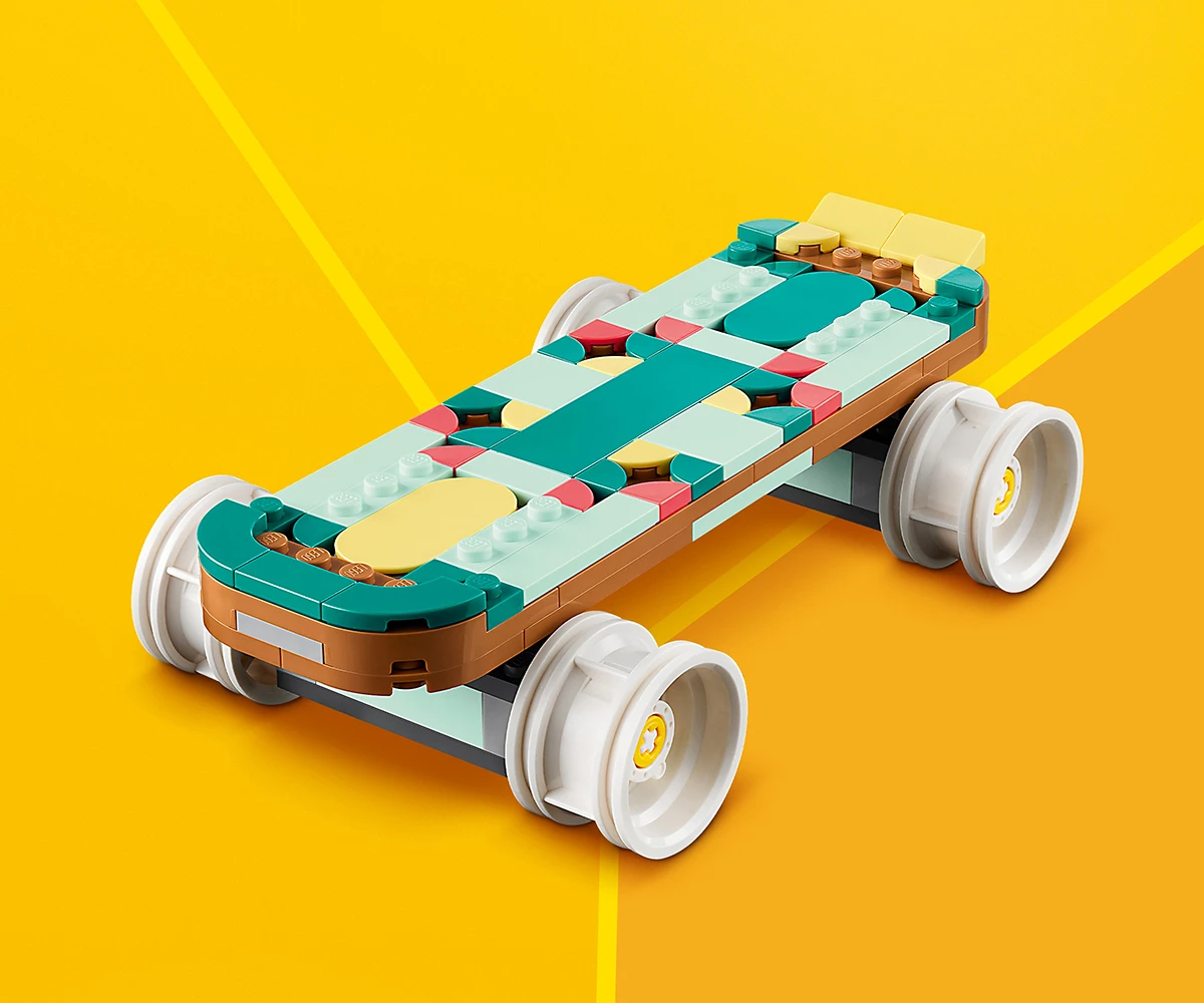 Детски комплект за игра LEGO® Creator 31148 - Ретро ролкова кънка thumb 5 Конструктор ЛЕГО Creator 31148 thumb 5
