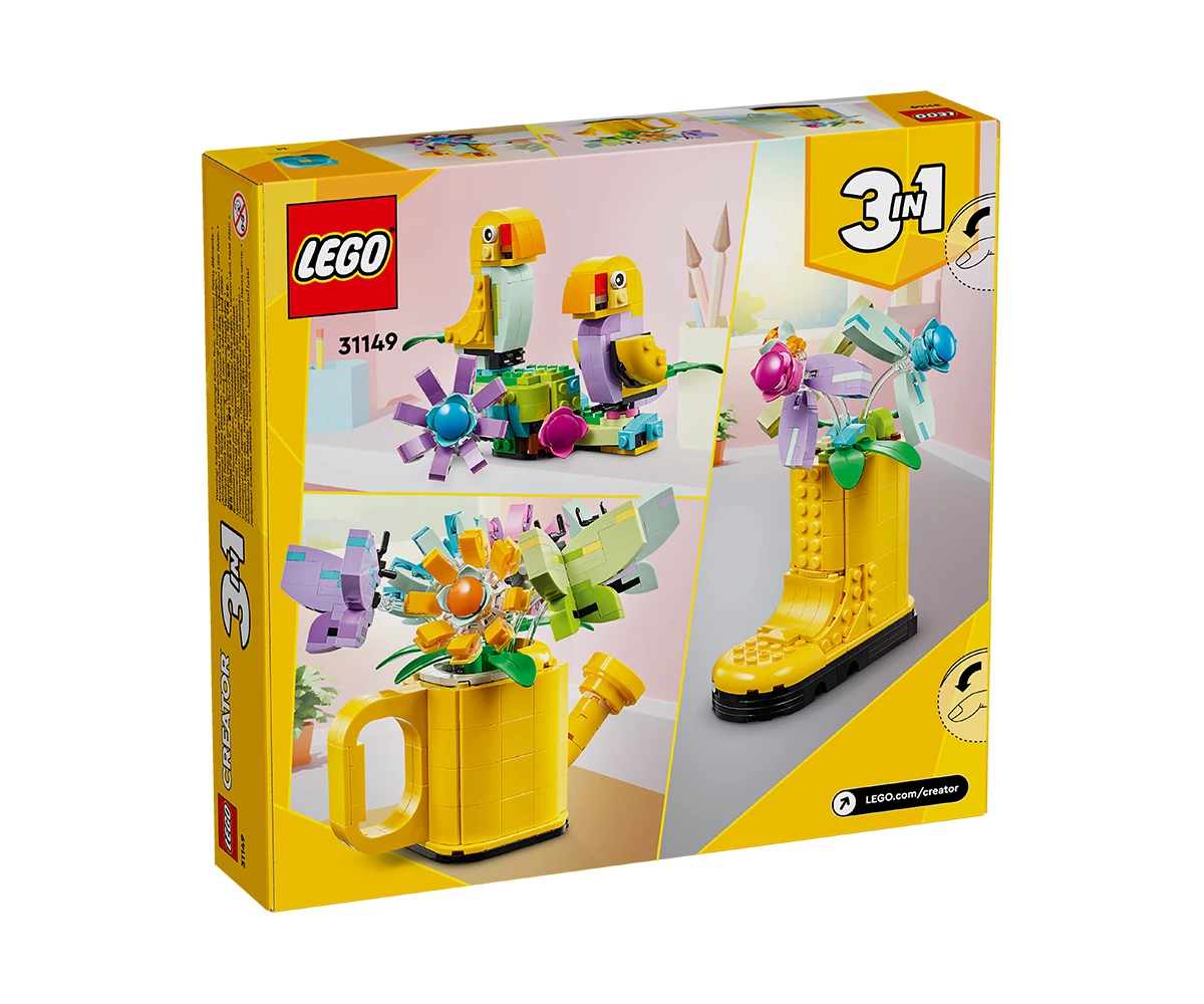 Детски комплект за игра LEGO® Creator 31149 - Цветя в лейка | Цвете | Цветя thumb 2 Конструктор ЛЕГО Creator 31149 | Цвете | Цветя thumb 2