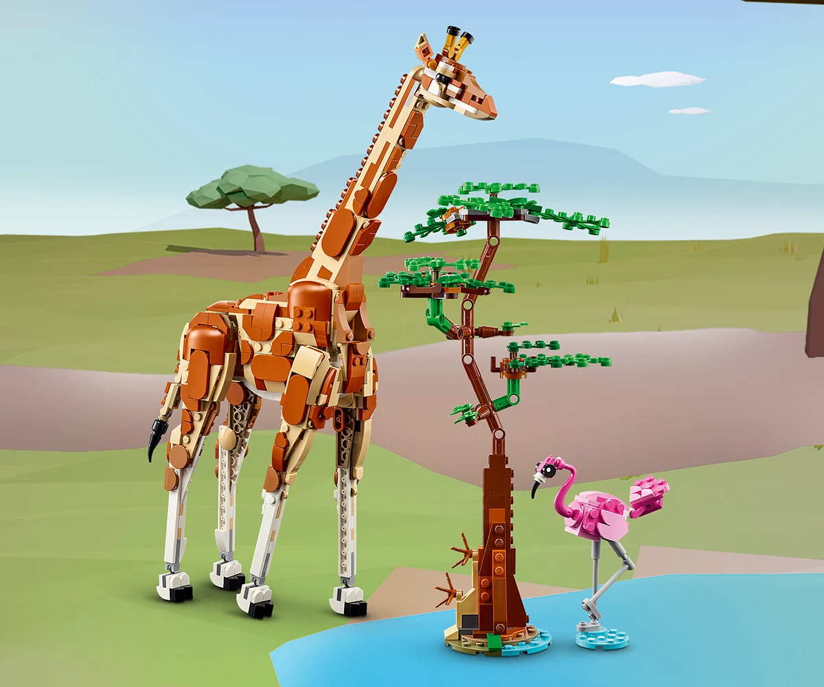 Детски комплект за игра LEGO® Creator 31150 - Диви животни от сафари thumb 8 Конструктор ЛЕГО Creator 31150 thumb 8