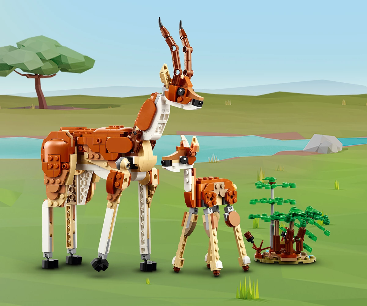 Детски комплект за игра LEGO® Creator 31150 - Диви животни от сафари thumb 9 Конструктор ЛЕГО Creator 31150 thumb 9