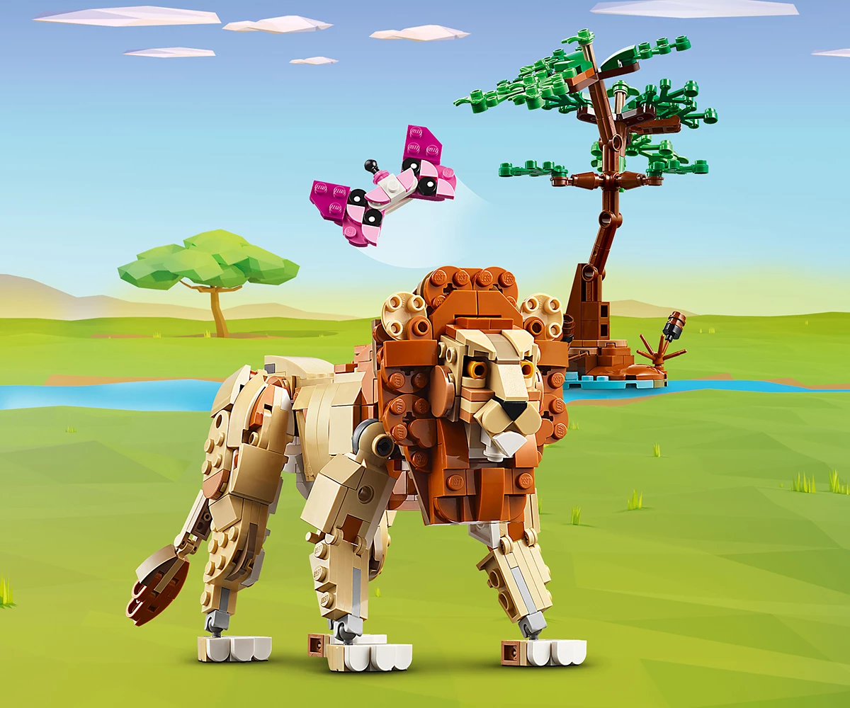 Детски комплект за игра LEGO® Creator 31150 - Диви животни от сафари thumb 11 Конструктор ЛЕГО Creator 31150 thumb 11