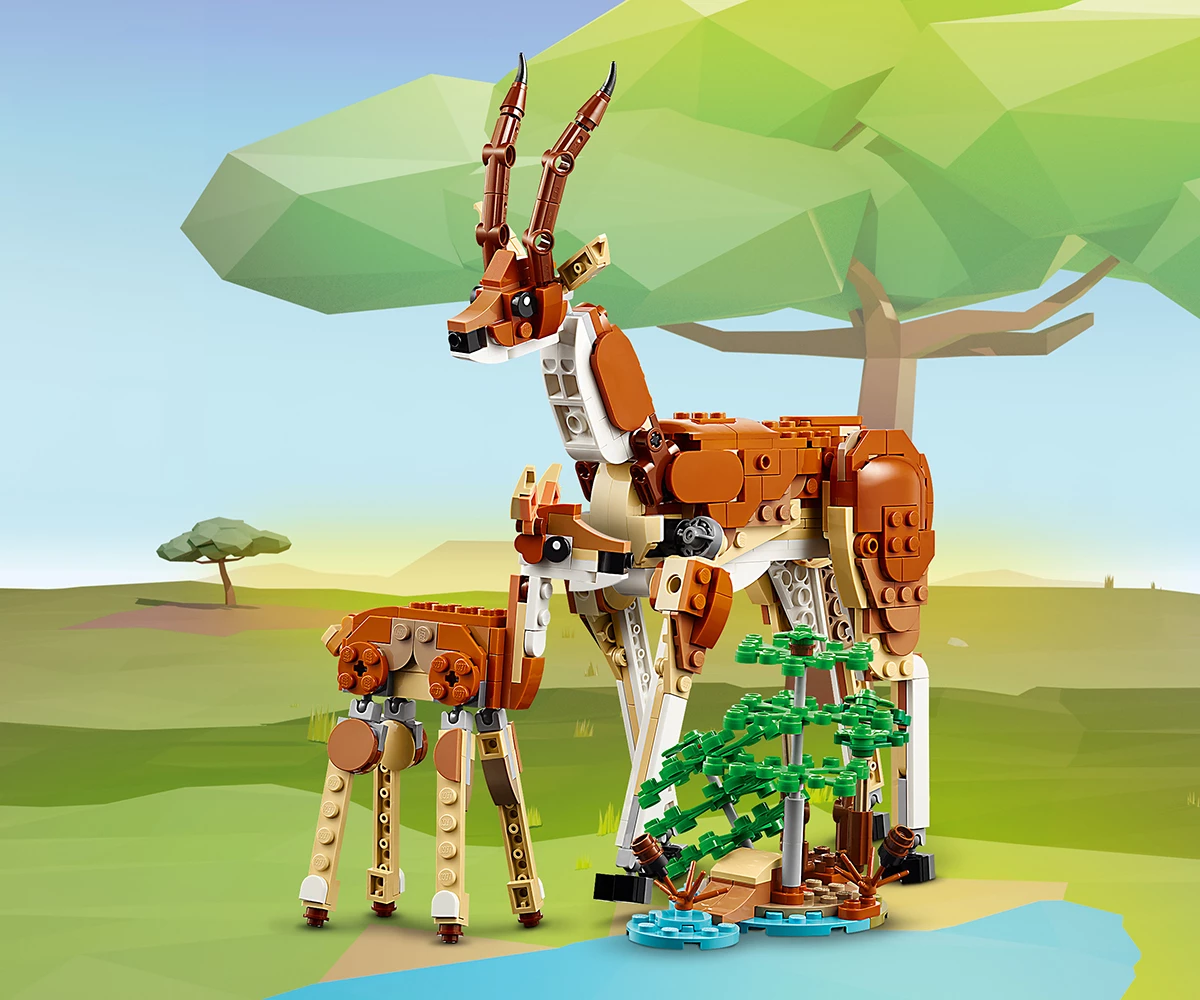 Детски комплект за игра LEGO® Creator 31150 - Диви животни от сафари thumb 12 Конструктор ЛЕГО Creator 31150 thumb 12